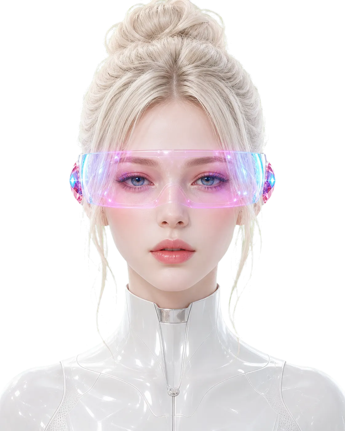 Synari — étude blanche, visage